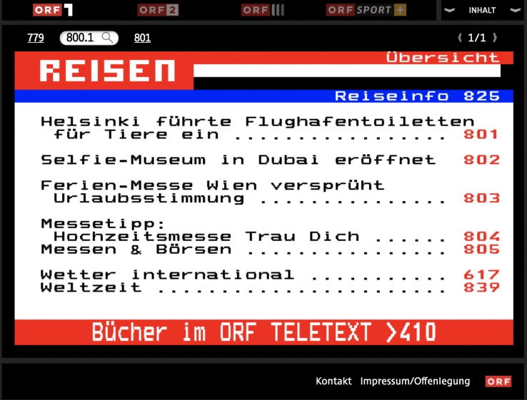 Unkaputtbar: ORF-Teletext ist 40