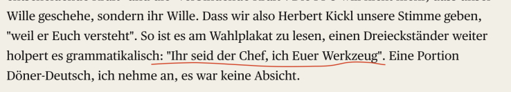 Eine Portion Döner-Deutsch