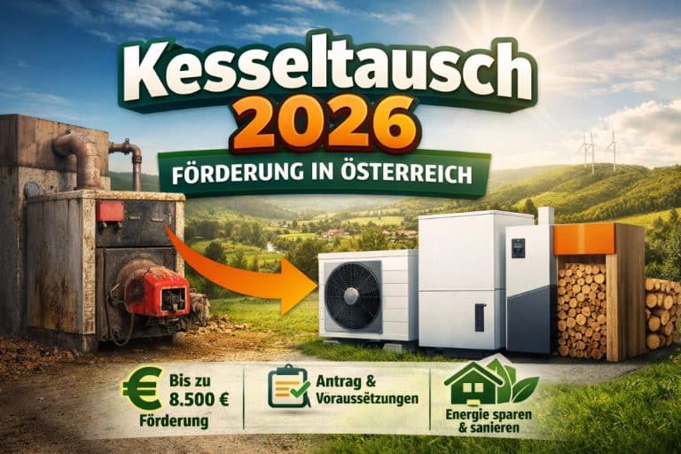 Kesseltausch Förderung 2026 in Österreich: offen, wie viel, bis wann? – Update