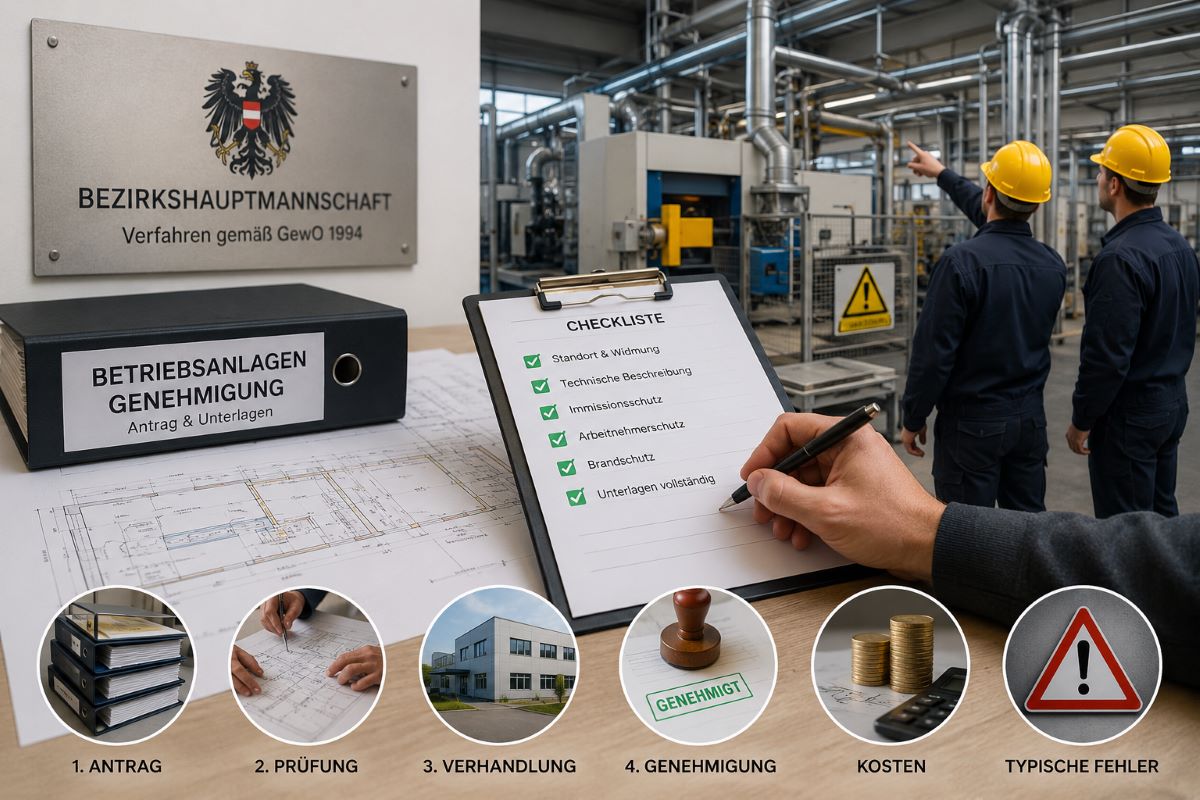Betriebsanlagengenehmigung in Österreich ( Symbolbild) - Beraten lassen und vorab informieren