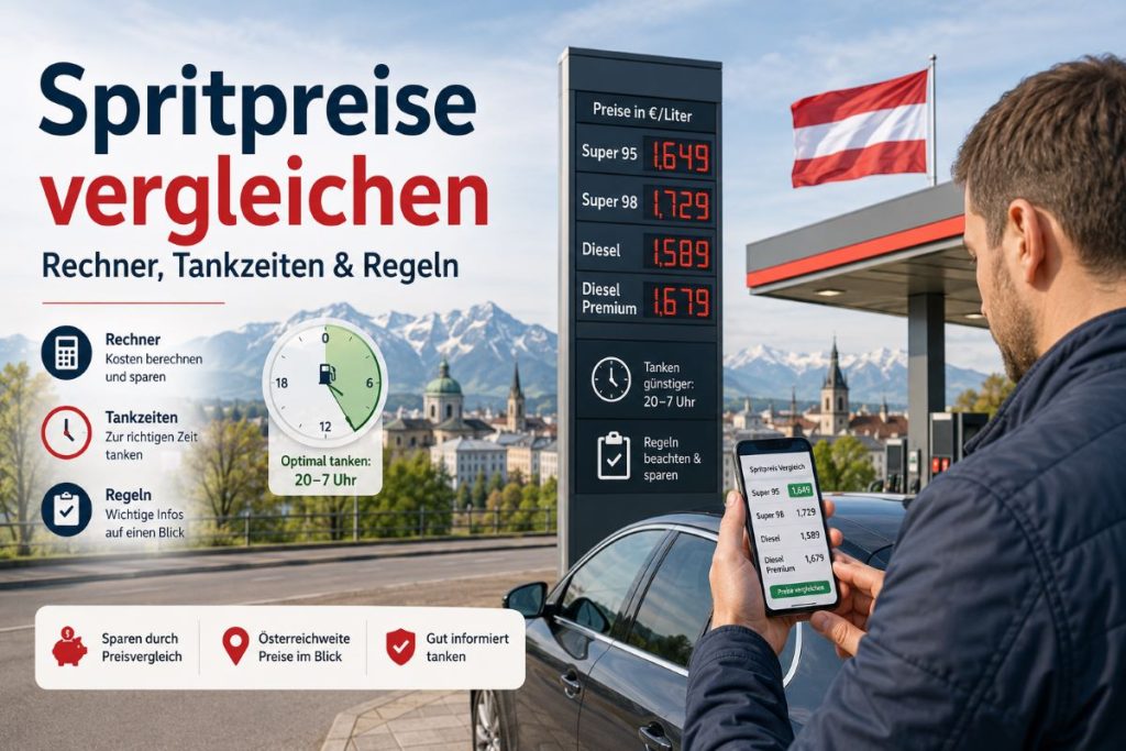 Wichtig: Ein Vergleich der Spritpreise in Österreich ( Symbolbild )