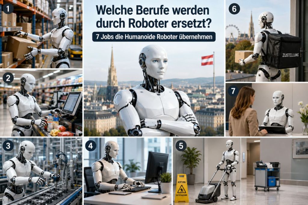 Humanoide Roboter - Angst, Fikotion oder bald überall Realität (KI, Symbolbild)